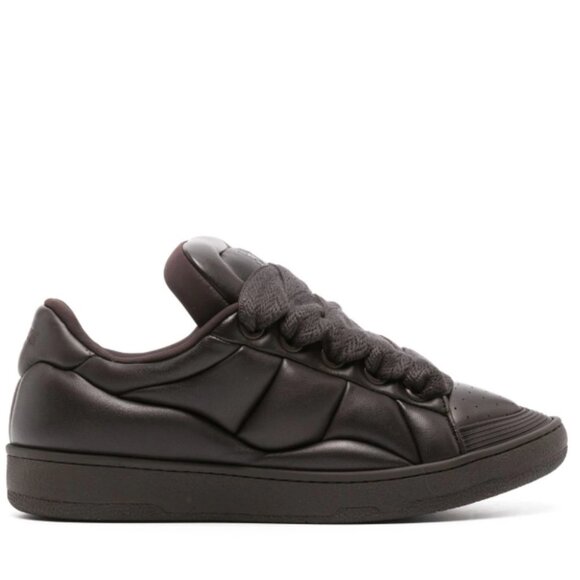 BNWT AW23 LANVIN CURB XL LOW TOP SNEAKERS CACAO 40 & 41 & 42 - Picture 1 of 12